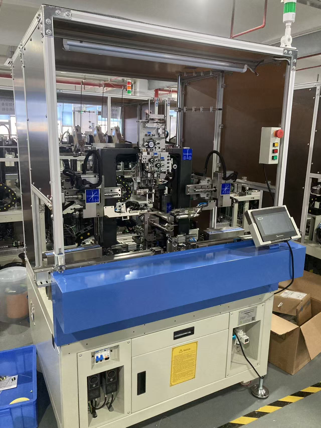 Enameled wire winding machine Enameled wire winding machine